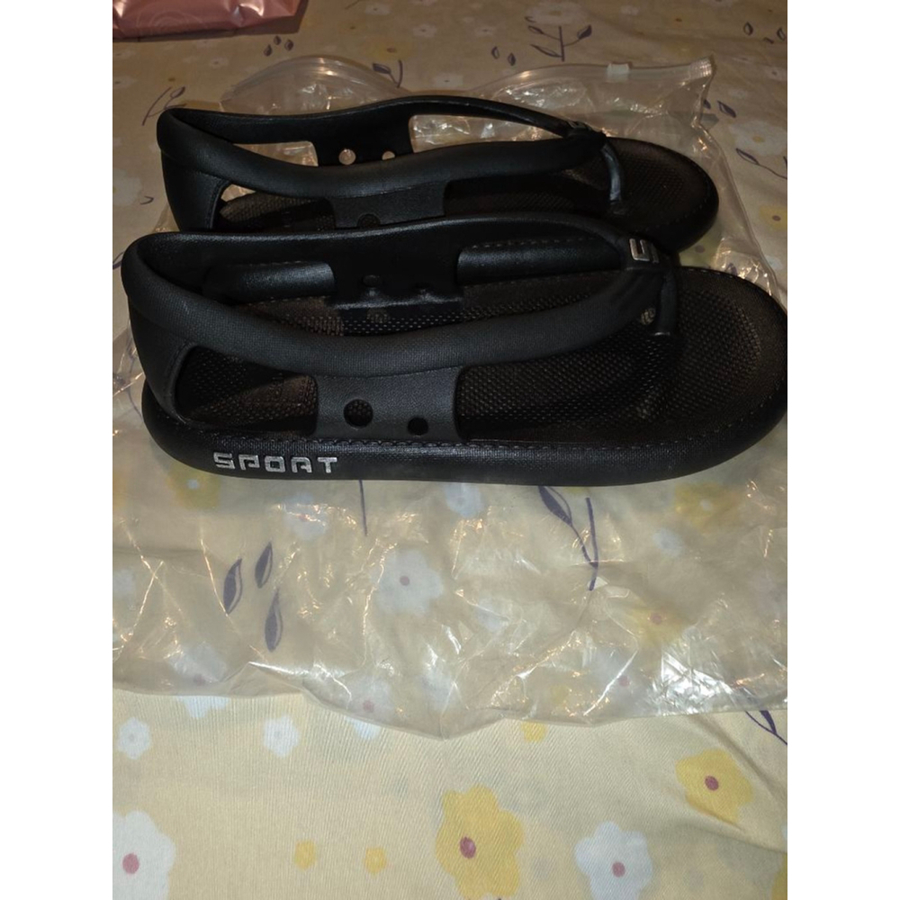Women's Shein Black Sport Sandals & Flip-Flops US 6.5-7 - Picture 2 of 4